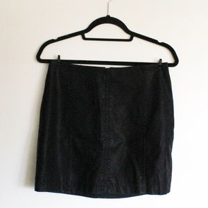 Free People Modern Femme Vegan Leather Mini Skirt